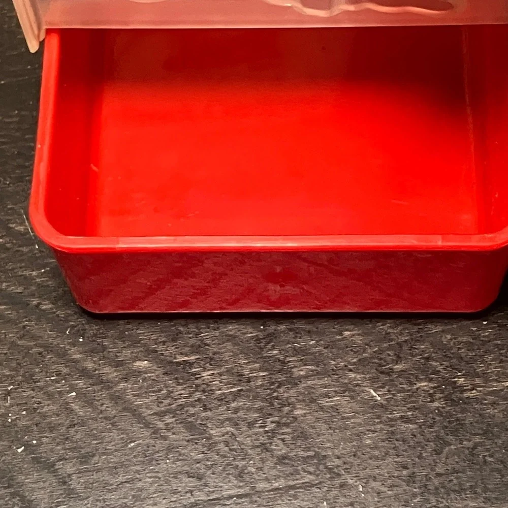 Cracker Jack Snack Container OS Red Excellent Retro Sailor Jack Bingo